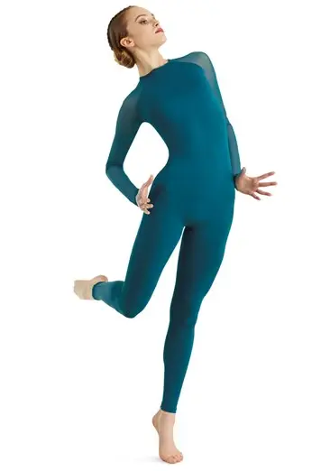 Long Sleeve Mesh Unitard
