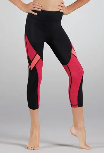 Perforated Colorblock Leggings