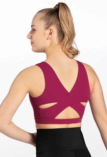 Cross Back Crop Top