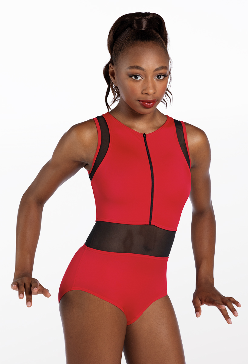 Mesh leotard sales