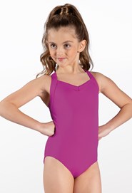 YOOJIA Junior Kids Girls Sparkle High Turtle Neck Ballet Ice Skating Ruffled Leotard Gym Dance wear Dancing Outfit