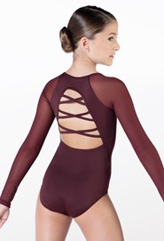 Long Sleeve Strappy Leotard