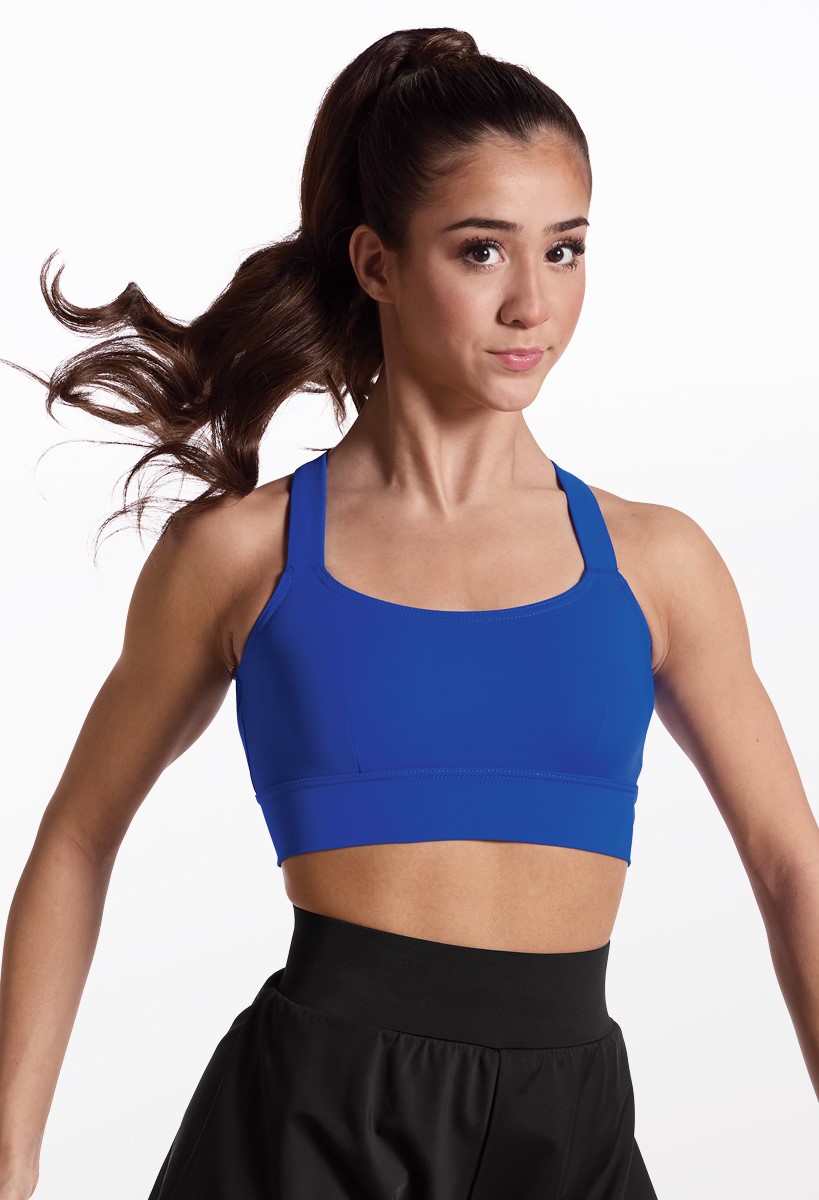 Wide Crisscross Back Dance Bra Top | Balera™