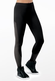 Mesh Insert 7/8 Leggings - Just For Kicks Dancewear LLC