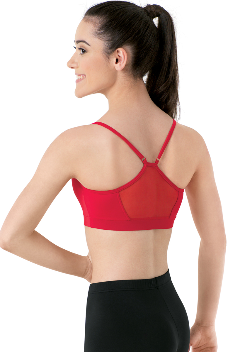 mesh racerback bra