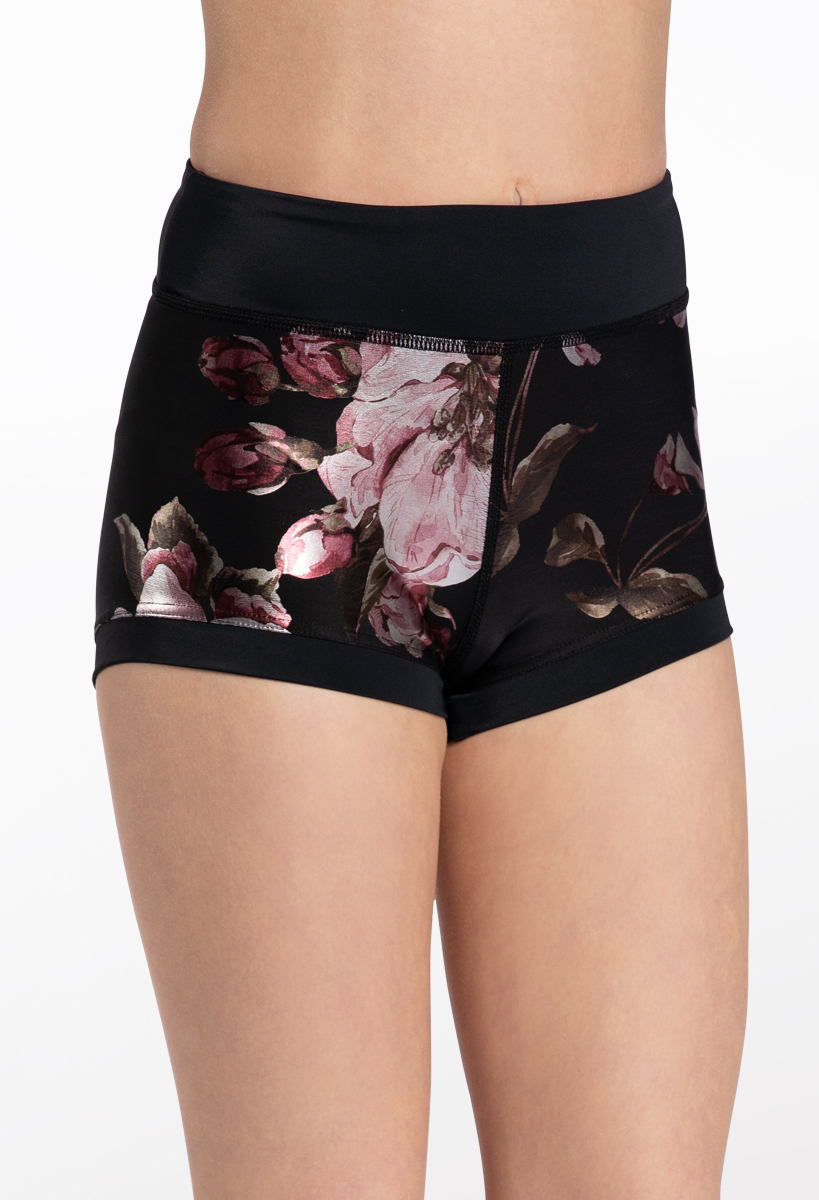 Floral cheap booty shorts