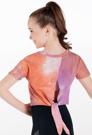 Tie Back Cropped T-Shirt