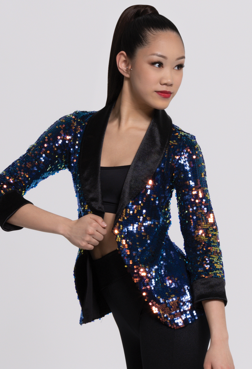 Ultra Sparkle Oil Slick Dance Blazer | Weissman®