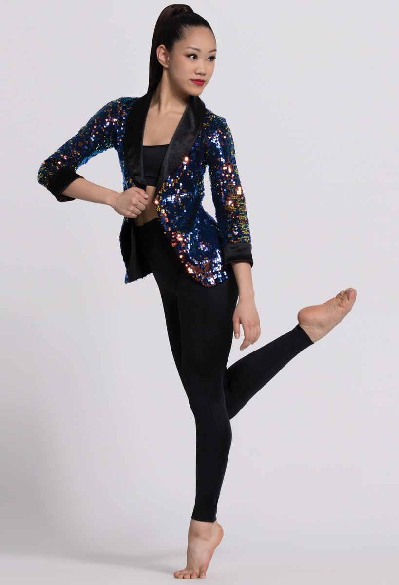 Ultra Sparkle Oil Slick Dance Blazer | Weissman®