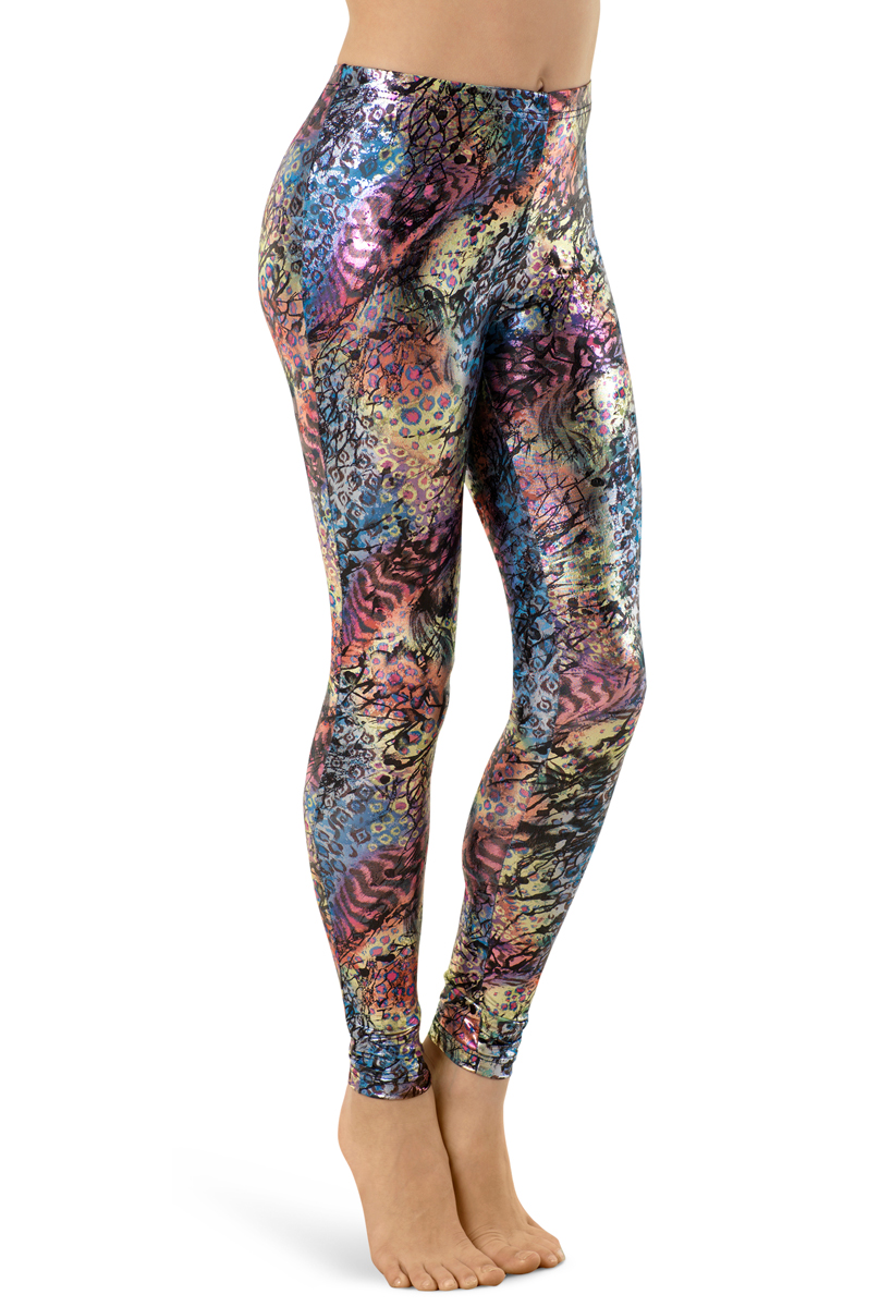 Foil deals print leggings