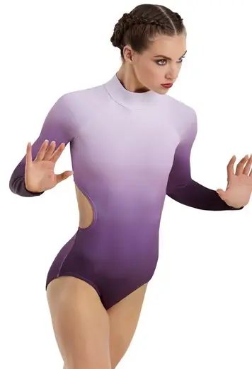 Ombre Cutout Leotard