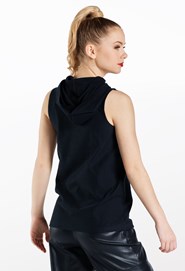 Sleeveless French Terry Hoodie