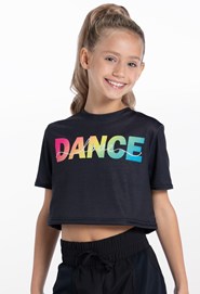Dance Graphic Cropped Tee