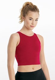 NWOTS Pizzazz Red Glitter Sparkle Sports Bra Racer Back Adult S Cheer  Gymnastics