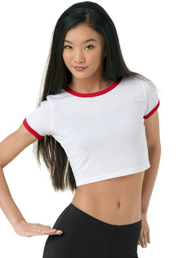 Cropped Ringer Tee
