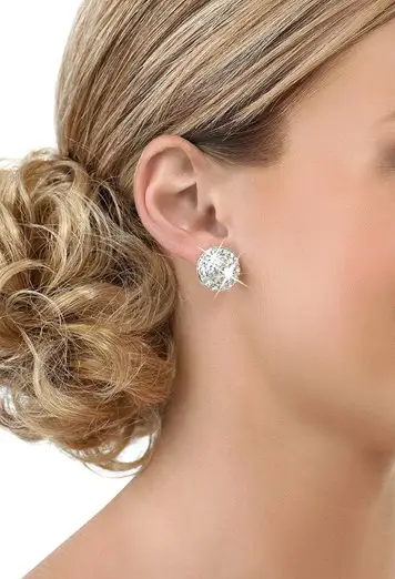 18mm Rhinestone Earrings