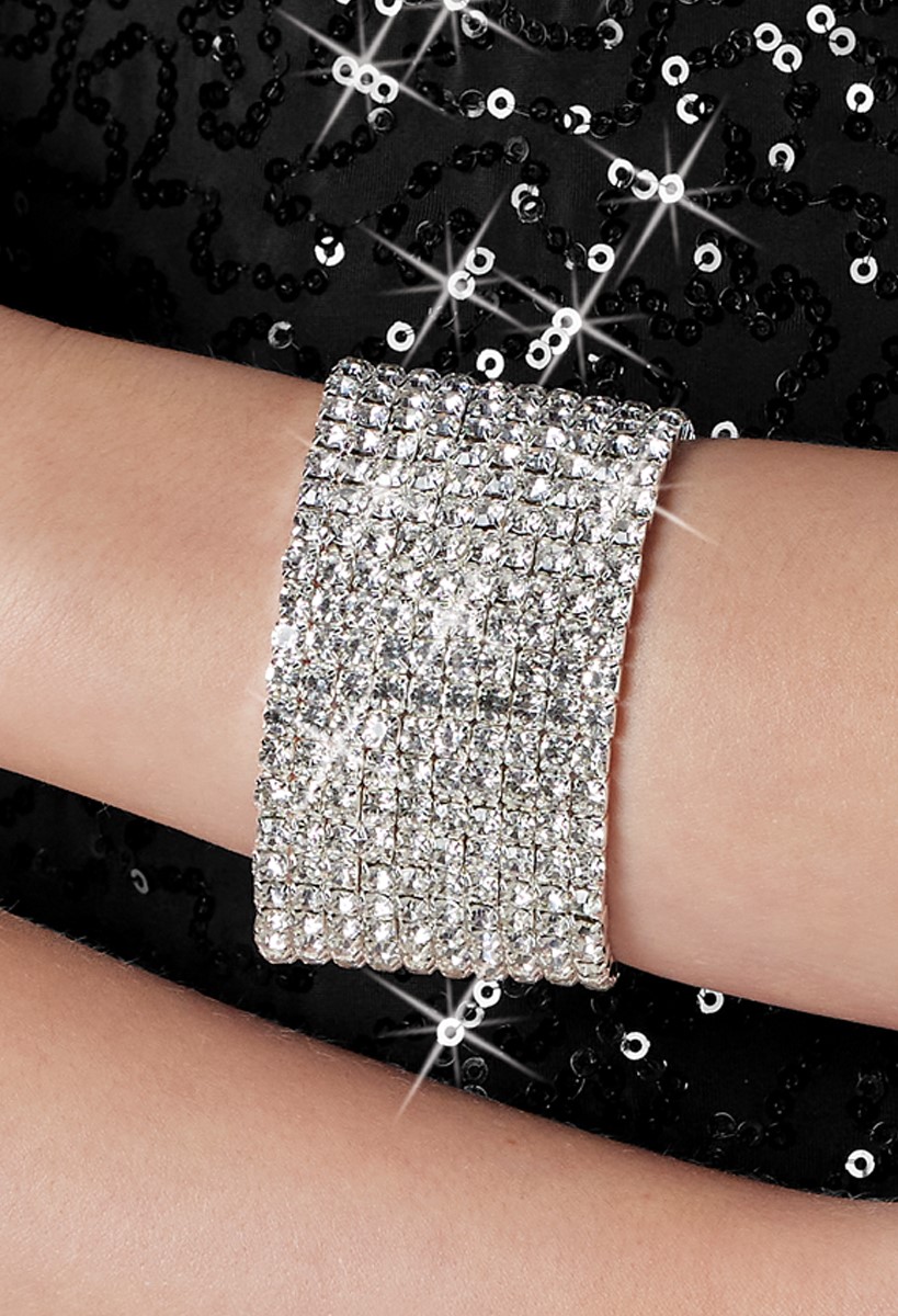 Rhinestone Cuff Bracelet Accessory | Weissman®