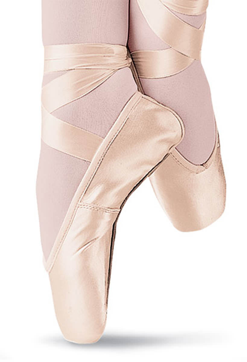 BLOCH 131 SERENADE PINK  BALLET POINTE SHOES NEW free ribbon 