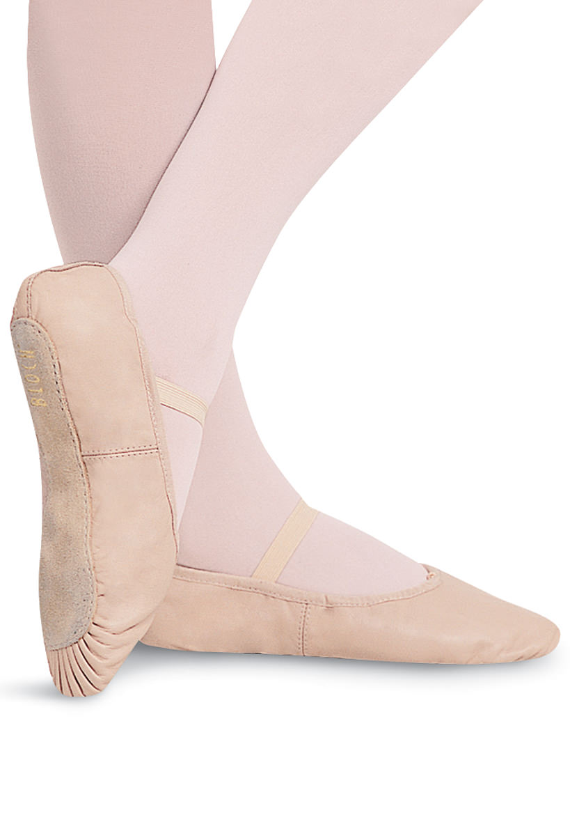 Dansoft Leather Full-Sole Ballet Shoe 