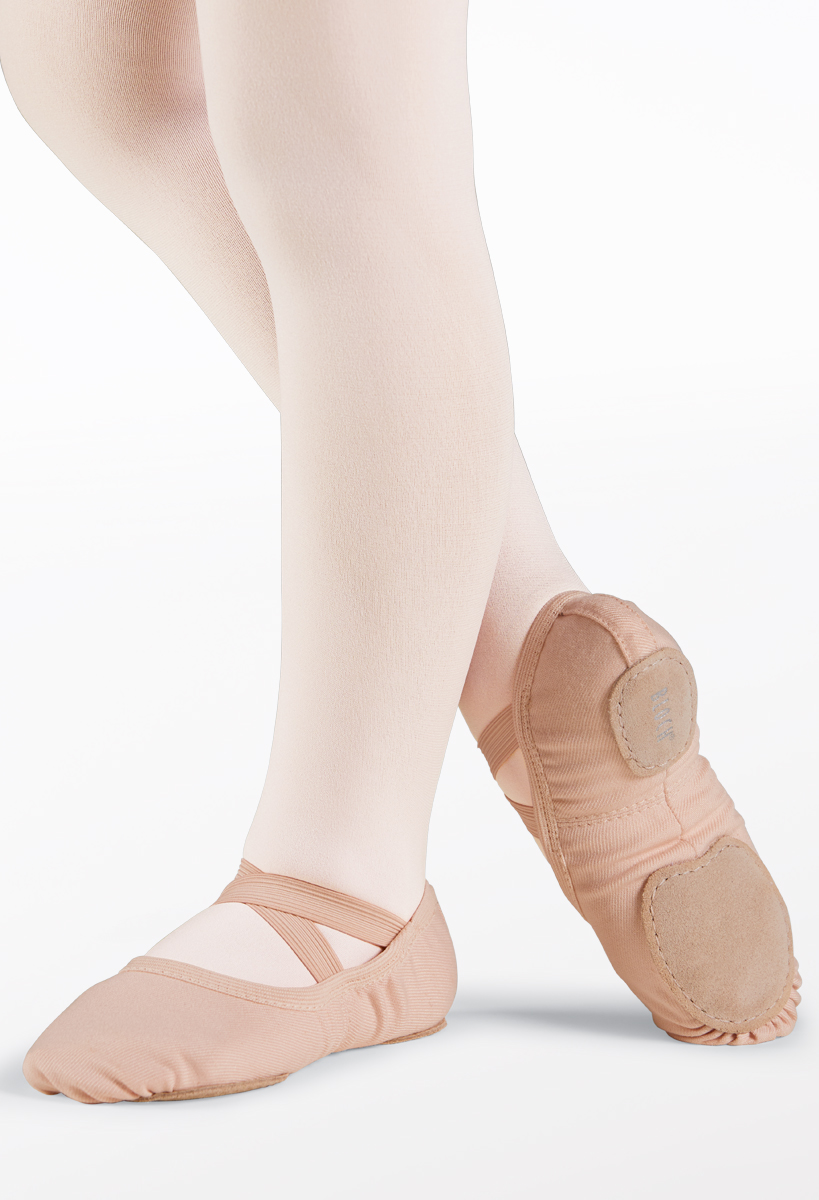Bloch Dance Girls Performa Stretch Canvas Split Sole Ballet Shoe/Slipper