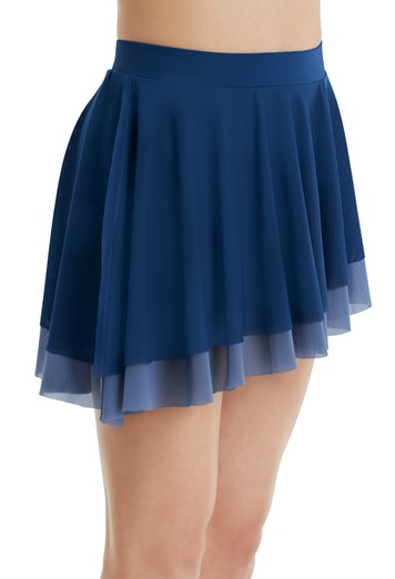 Double Layer Short Mesh Skirt