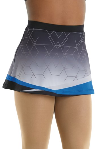 Geo Print A-Line Skirt
