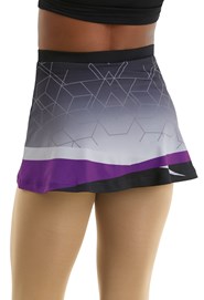 Geo Print A-Line Skirt