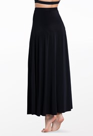 Matte Jersey Maxi Skirt