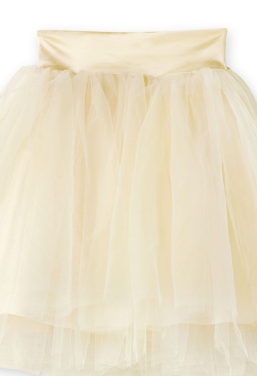 スカート Ballerina volume tulle balloon skirt Ballerina