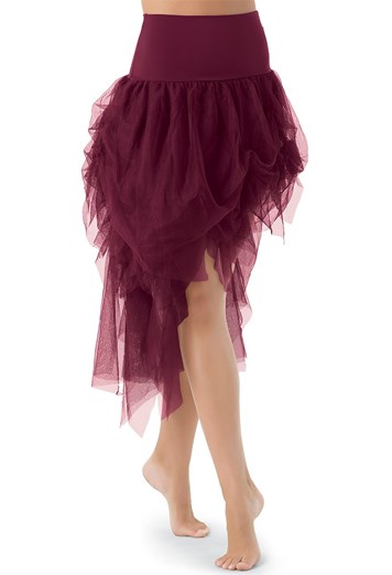 High-Waist Soft Tulle Skirt