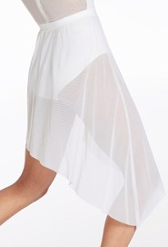 Asymmetrical Mesh Skirt