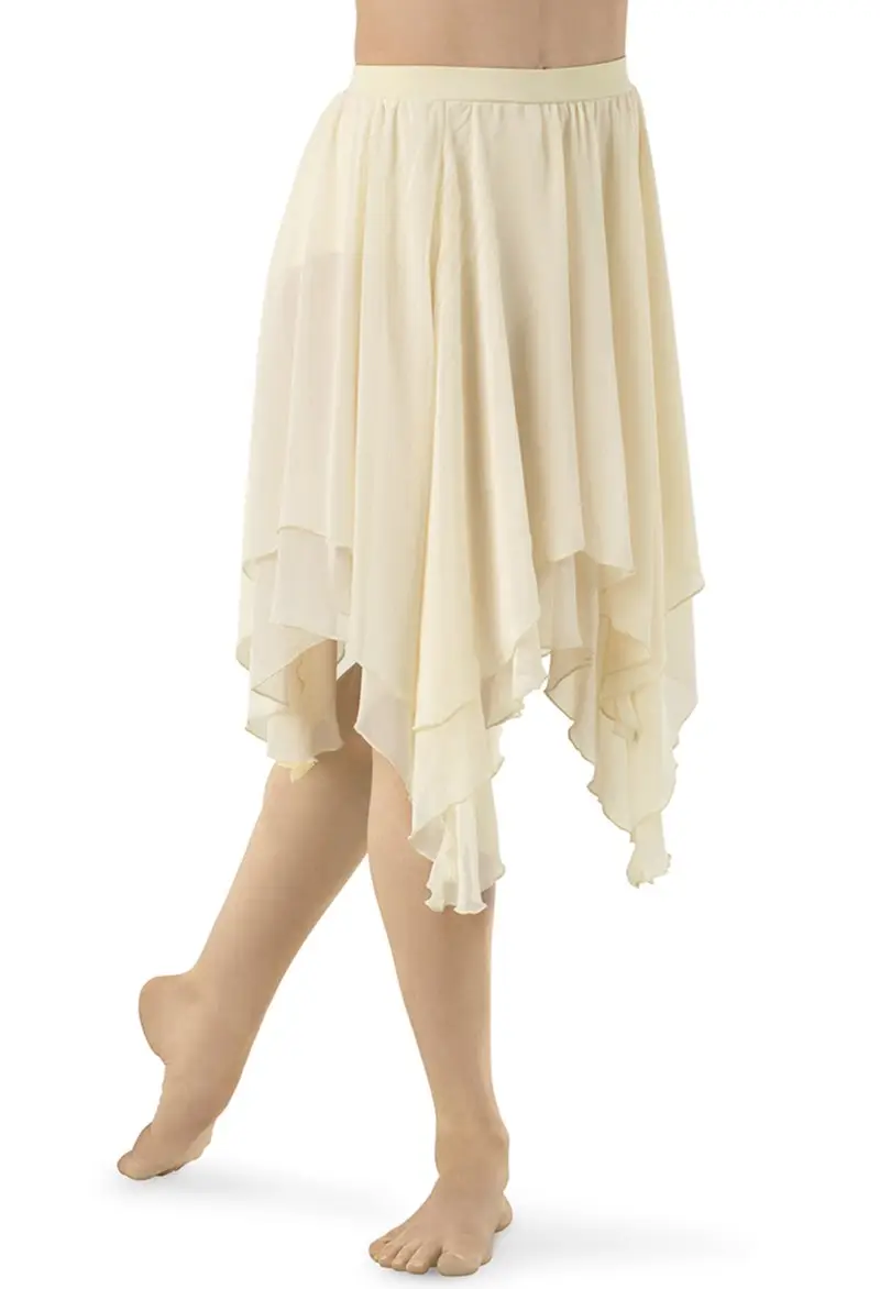 chinese dress ladies Sky Blue Layered Maxi Handkerchief Dress main image 0