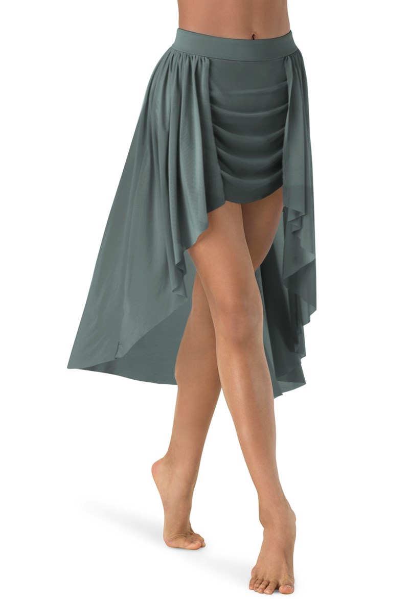 Drape Front Mesh Midi Skirt - Balera - Product no longer available 
