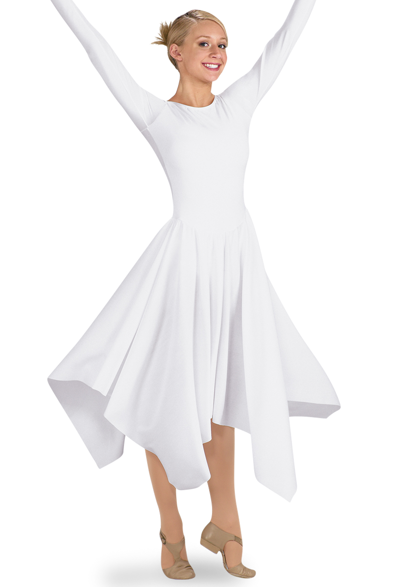 White flowy dance dress sale