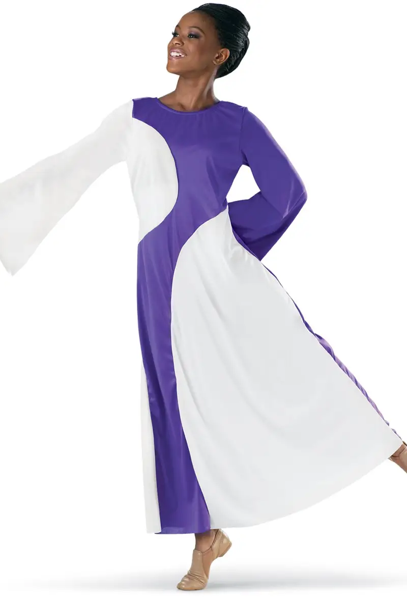 Color-Block Worship Dress - Spiritual Expressions