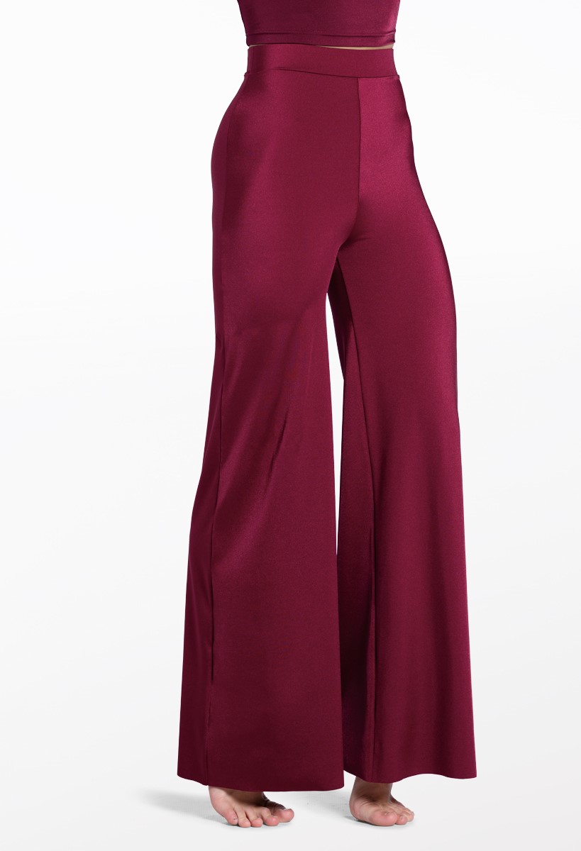 Lustre Spandex Wide Leg Dance Pants | Weissman®