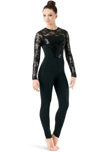 Sequin Lace Unitard