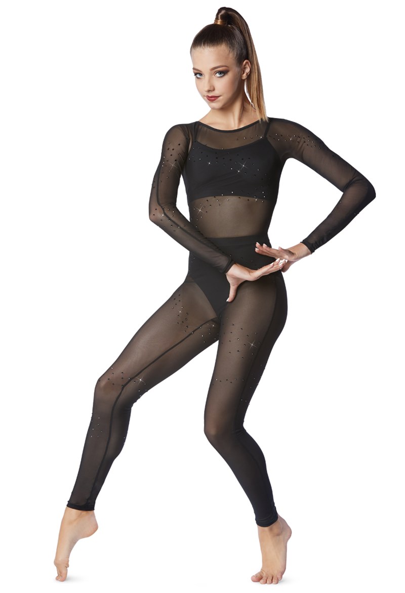 Crystal Power Mesh Unitard - Ivy Sky Performance - Product no longer  available for purchase