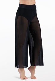 Move Dance Elsie Mesh High Waisted Crop Dance Trousers - Move Dance