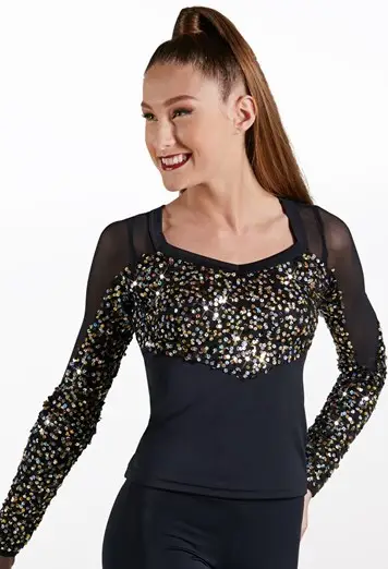 Razzle Dazzle Long Sleeve Top