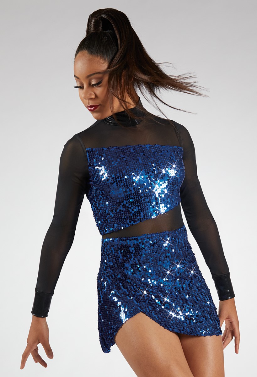 Blue Sparkly Dance Outfits