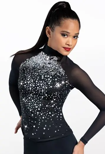 Sequin Long Sleeve Top