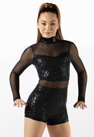 Black Sequin Leotards  Dancewear Solutions®