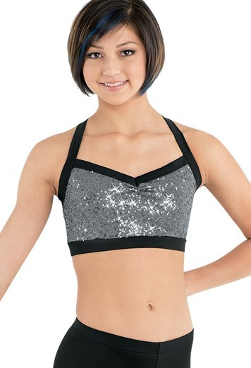 Turtleneck Sequin Lace Bra Top - Balera - Product no longer available for  purchase
