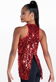Red Sequin Tops  Dancewear Solutions®