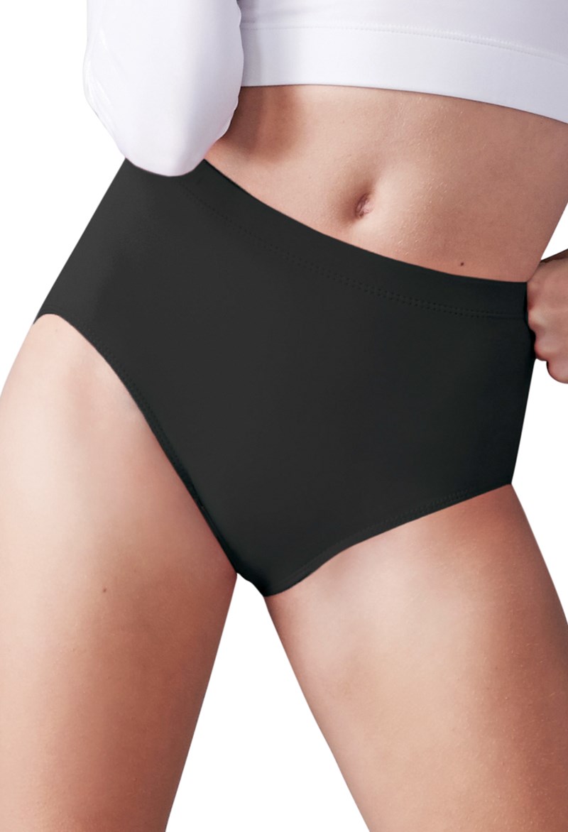 Adult Nylon Lycra High Waist Performance Briefs Underwear Jazzy
