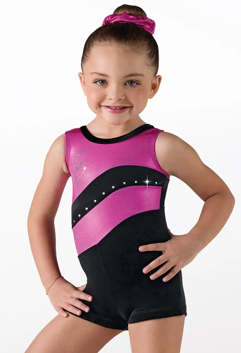 Americana Girls Gymnastics Biketard
