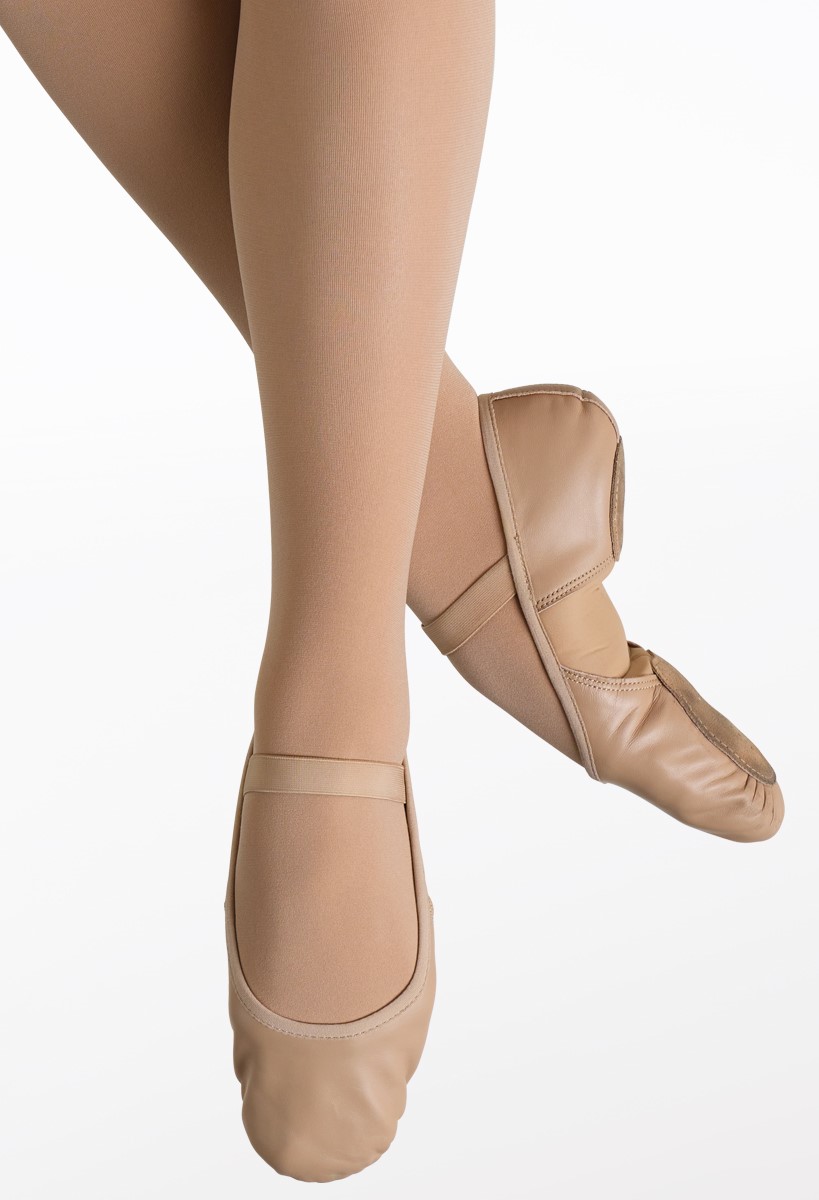 No-Tie Split-Sole Ballet Shoes | Weissman®