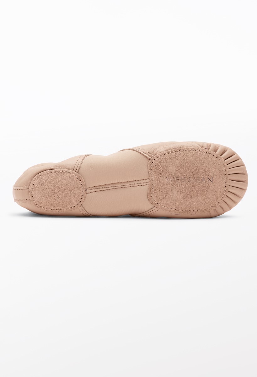 No-Tie Split-Sole Ballet Shoes | Weissman®