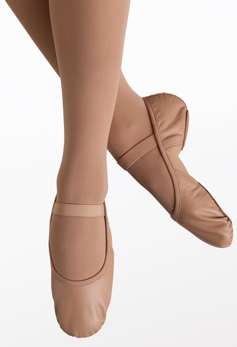 No-Tie Split-Sole Ballet Shoes | Weissman®